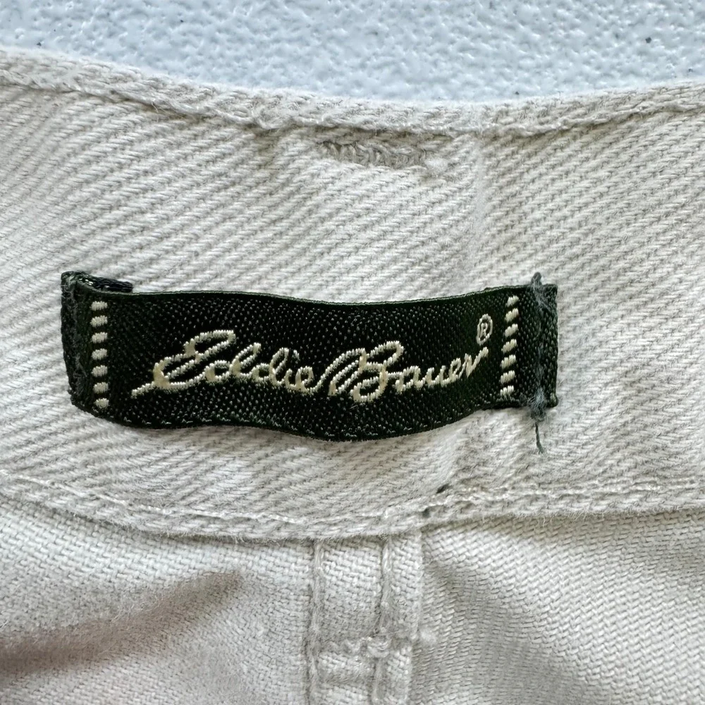 VTG Eddie Bauer Classic Khaki Chino Shorts Tall Sz6‎ Y2K GRUNGE Granny Meeetcore
